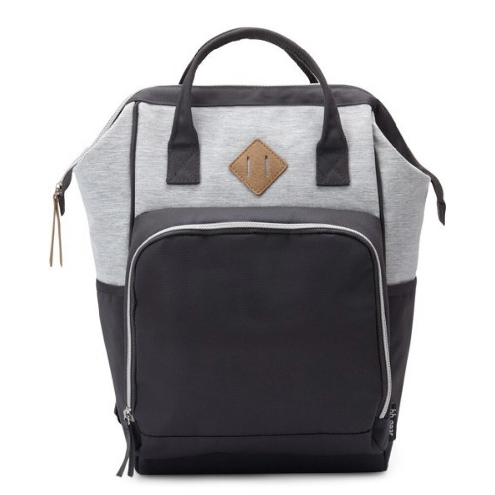 Baby Boom Gear Access Gray Backpack Diaper Bag